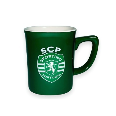 Caneca cerâmica quadrada Sporting | SCP
