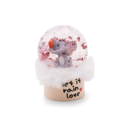 Globo de água Elefante Love cinza escuro | Nici