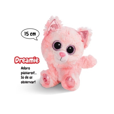 Peluche Gato Dreamie Glubschis 15cm | Nici