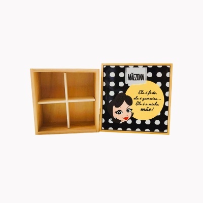 Caixa para Chá "Adoro-te Mãezona"