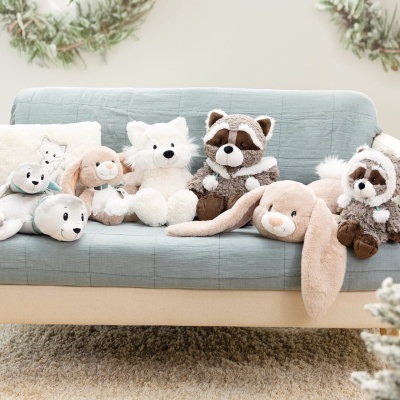 Peluche Guaxinim Lenno com capuz Dreamy Winter | Nici