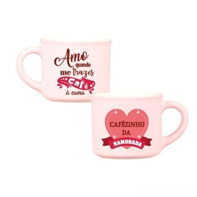 Chávena café aveludada "Namorada"