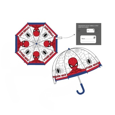 Guarda-chuva Transparente Homem Aranha