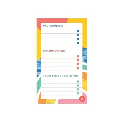 Bloco To do List | The Happy Gang