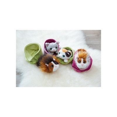 Porquinho da Índia caramelo-branco em cesto 12cm Little Paws  | Nici