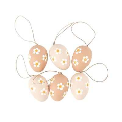 6 Ovos decorativos