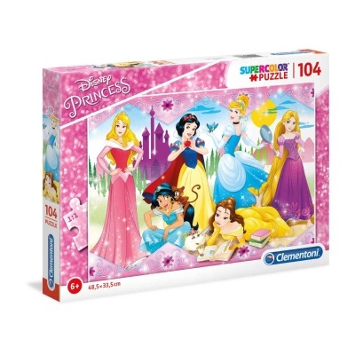 Puzzle Princesas Disney 104 peças | Clemenetoni