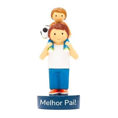 Figura em resina Melhor Pai! (Menino)