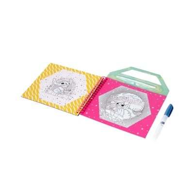 Livro Colorir com Água Stitch