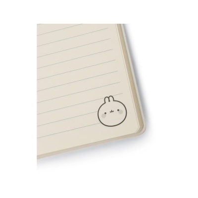 Bloco de notas A5 pautado Molang | Nici