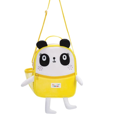 Lancheira de Peluche Panda Lemon Ribbon Nici