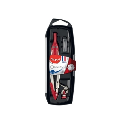 Estojo Compasso Maped Origin – Conjunto 3 Peças Estojo Compasso Maped Origin – Conjunto 3 Peças