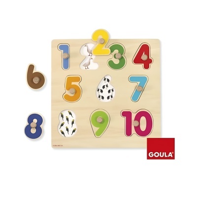 Puzzle em madeira Números | Goula