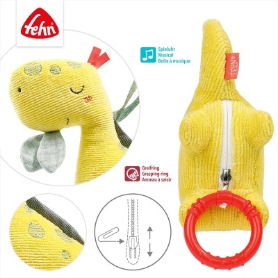 Peluche musical Happy Dino | Fehn
