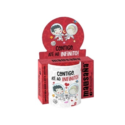 Caneca "Contigo até ao infinito!" | Malasaña