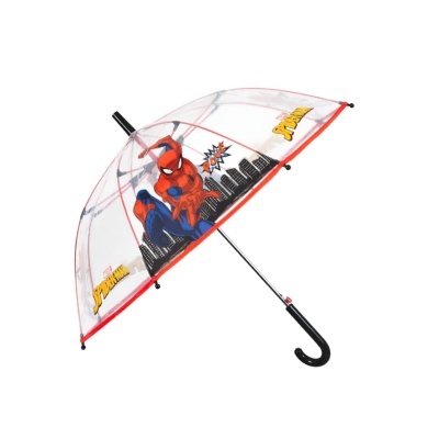Guarda-chuva Homem Aranha transparente 48cm
