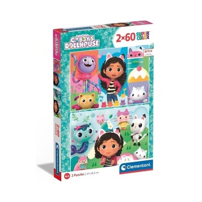 Puzzle Gabby´s Dollhouse 2x60 peças | Clementoni