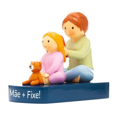 Figura em resina Mãe + Fixe! (Menina)