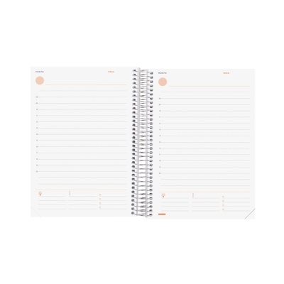 Agenda Diária Sem Datas | Finocam