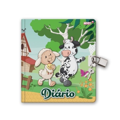 Diário com cadeado Farm Friends| Nici