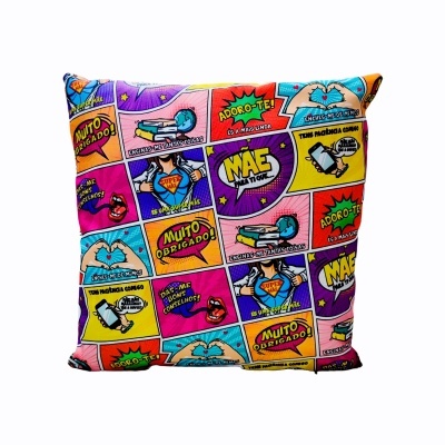 Almofada Banda Desenhada "Mãe"