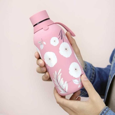 Garrafa térmica Makeup Flowers 500ml | Aurea