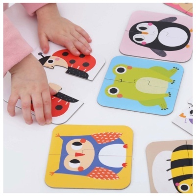 Puzzle On-the-Go Half Animais | Banana Panda Puzzle On-the-Go Half Animais | Banana Panda