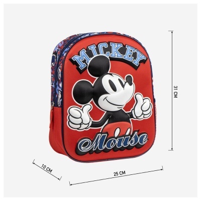 Mochila pré-escolar 3D Mickey