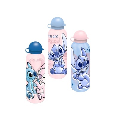 Garrafa de alumínio Stitch sortido