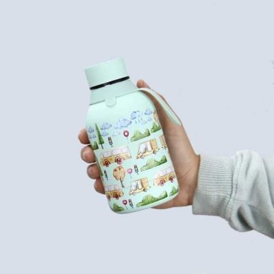 Garrafa térmica Mint Cars 350ml | Aurea