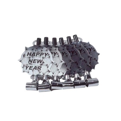 6 Línguas da Sogra Happy New Year Prata