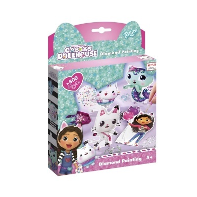 Pinta com diamantes | Gabby's Dollhouse