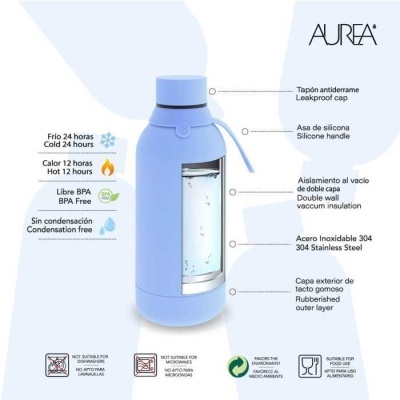 Garrafa térmica Sky Planets 500ml | Aurea