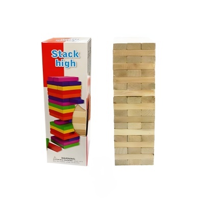 Jogo da Torre Jenga em madeira