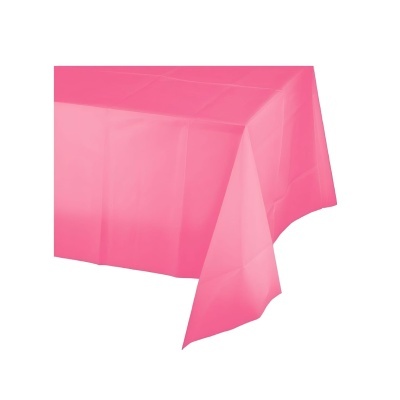 Toalha de mesa plástico rosa