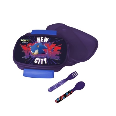 Sandwicheira com talheres Sonic