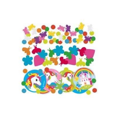 Confettis Arco íris Unicórnio Mágico
