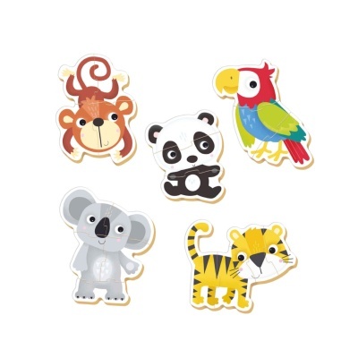Puzzle Animais Marinhos 5 em 1 | Baby