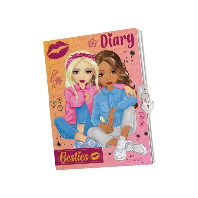 Diário A5 com cadeado Besties