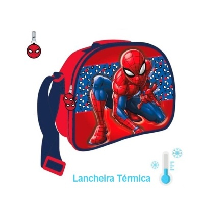 Lancheira térmica 3D Homem Aranha