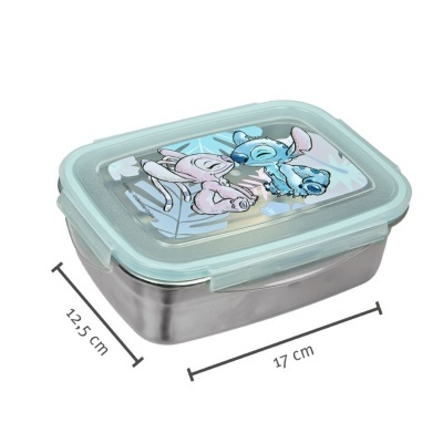 Sanduicheira alumínio Stitch e Angel