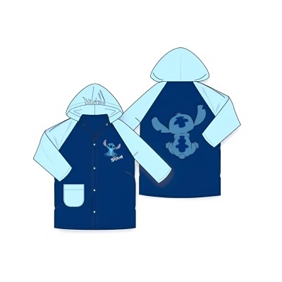 Capa de chuva impermeável Stitch