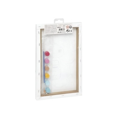 Tela Pinta com Números Unicórnio