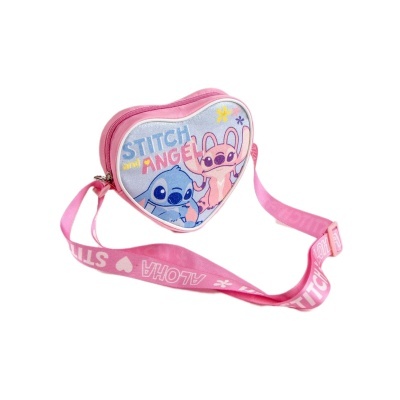 Bolsa tiracolo coração Stitch