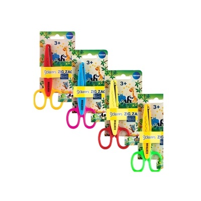 Tesoura Infantil Zig Zag | Centrum
