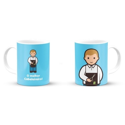 Caneca cerâmica "O melhor Cabeleireiro" | Little Drops of Water
