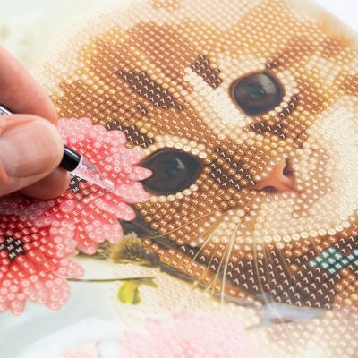 Pinta com Diamantes - Gatinho