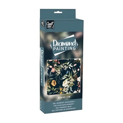 Pinta com Diamantes Flores