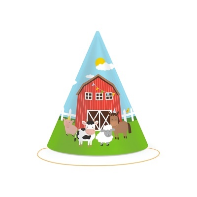 Chapéus de Festa Animais da Quinta