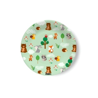 Pratos pequenos WoodLand Animais do Bosque